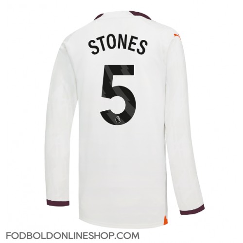 Manchester City John Stones #5 Udebanetrøje 2023-24 Langærmet